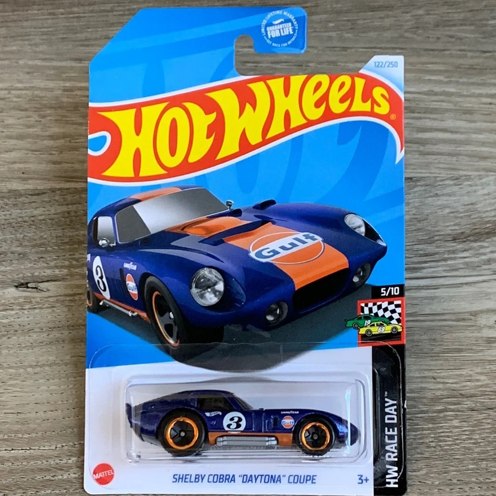 Hot Wheels Shelby Cobra Daytona Coupe Blue Race Car Gulf Hotwheels Racing New